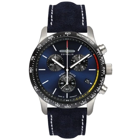 Zeppelin Night Cruise 7288‑3 Chronograph Blue Dial