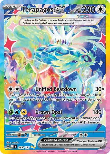 Terapagos ex 169/131 [Holo SIR]