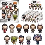 Star Wars Women Characters 3D Foam Bag Clip Display Case of 24