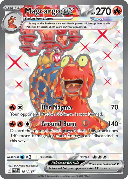 Magcargo ex 191/167 [Holo Ultra]