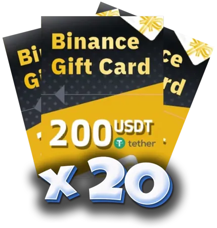 20x Binance Gift Card $200