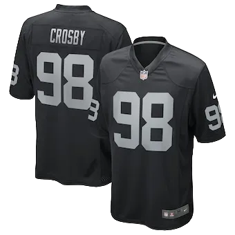 Men's Las Vegas Raiders Maxx Crosby Nike Black Game Jersey