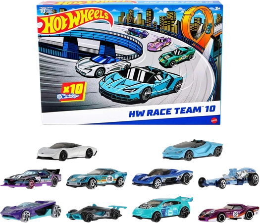 0-Pack of Toy Race Cars, Includes 1:64 Scale Corvette, Lamborghini, McLaren Originals