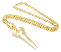 Halo x King Ice - Energy Sword Necklace