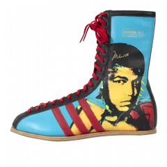 Muhammad Ali Signed Boxing Shoe - Adidas Andy Warhol Limited Edition (OA-8058447)