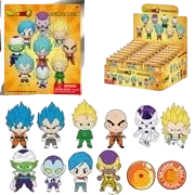 Dragon Ball Super Series 2 3D Foam Bag Clip Display Case of 24