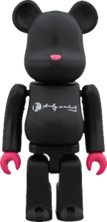 Bearbrick Andy Warhol DesignerCon 100%