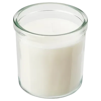 JÄMLIK
Scented candle in glass, 40 hr