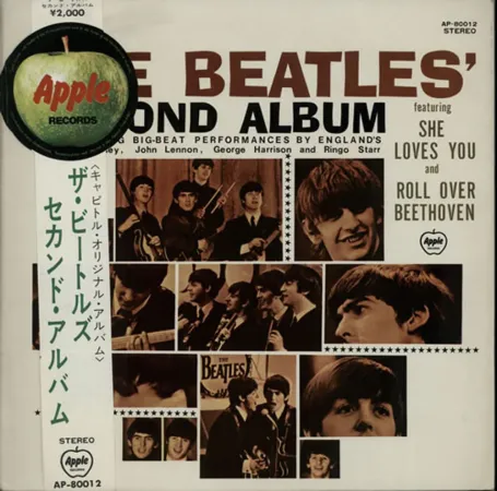 The Beatles' Second Album - Red Vinyl + Obi Japanese Vinyl LP