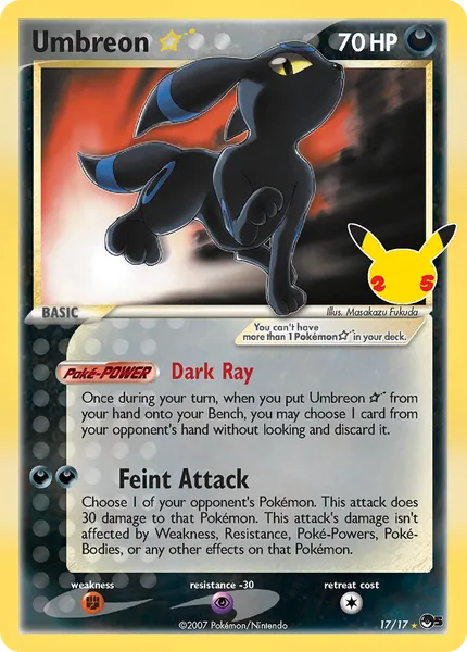Umbreon ☆ 17 [Holo Classic]