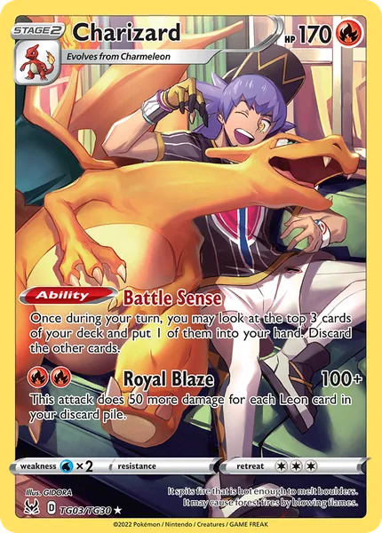 Charizard TG03/TG30 [Holo Trainer Gallery]