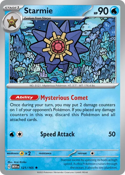 Starmie 121/165 [Holo]