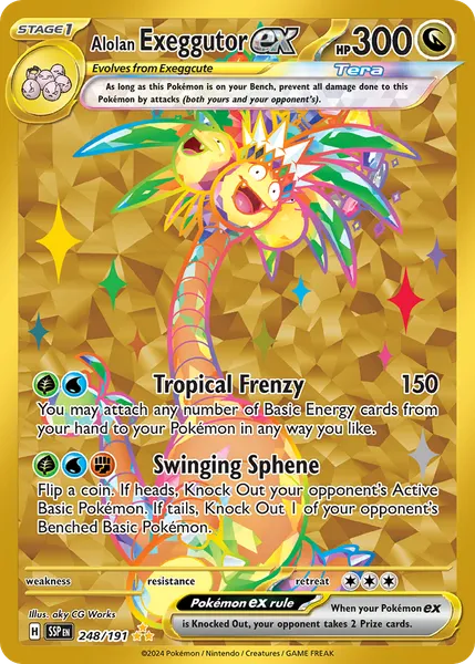 Alolan Exeggutor ex 248/191 [Holo Hyper]