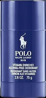 Polo Blue - Men's Deodorant - Aquatic & Fresh - With Citrus, Sage, and Suede - Alcohol-Free, Long Lasting - 2.6 Oz