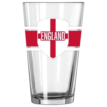 Lb England 16 Ounce Pint Glass