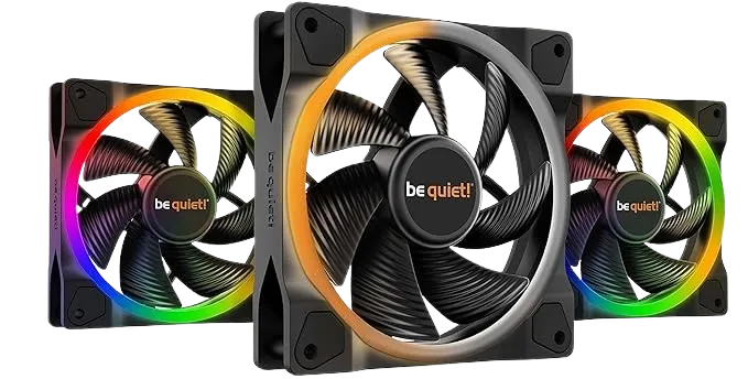 Light Wings 120mm PWM Premium Low Noise ARGB Cooling Fan 3-Pack