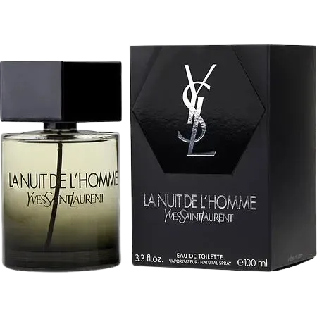 La Nuit De L'Homme Yves Saint Laurent Eau De Toilette Spray (New Packaging) 2 oz
