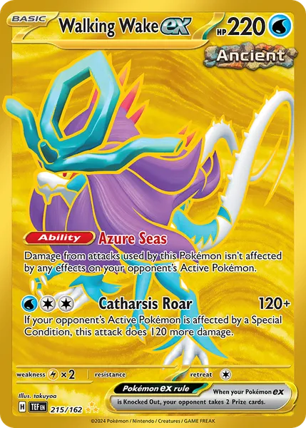 Walking Wake ex 215/162 [Holo Hyper]