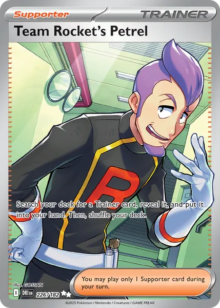 Team Rocket's Petrel 226/182 [Holo Ultra]