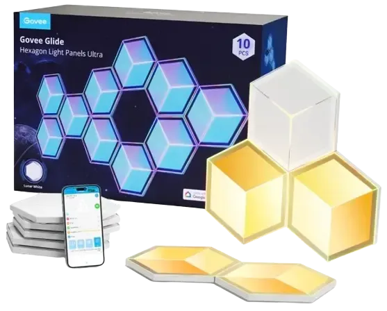 Glide Hexagon Light Panels Ultra