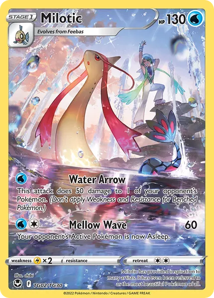 Milotic TG02/TG30 [Holo Trainer Gallery]