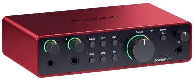 Focusrite Scarlett 2i2 4th Gen USB Audio Interface