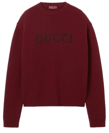 Wool cashmere rib knit sweater