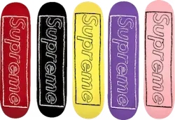 Chalk Logo Skateboard Deck Set