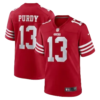 Men's San Francisco 49ers Brock Purdy Nike Scarlet Game Player Jersey