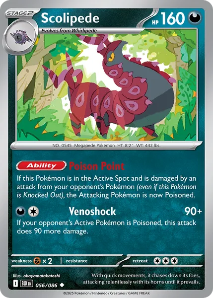 Scolipede 056/086 [Master Ball Reverse Holo]