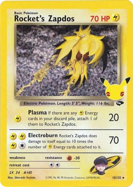 Team Rocket's Zapdos [Gamestop] 70