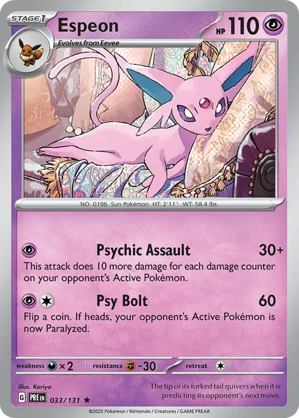 Espeon 033/131 [Holo]