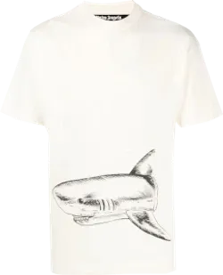 Broken Shark-print T-shirt