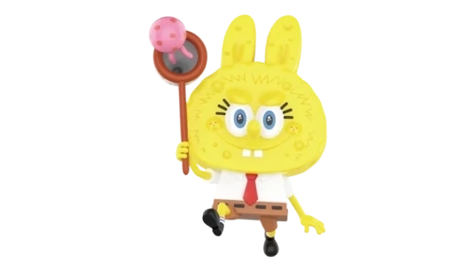 Labubu Spongebob Series Jellyfish Catcher Figure