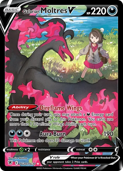 Galarian Moltres V TG20/TG30 [Holo]