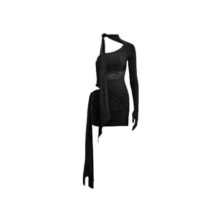 Knot-Detail One Shoulder (Dress/Top)