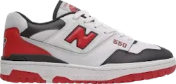 550 White Red Black