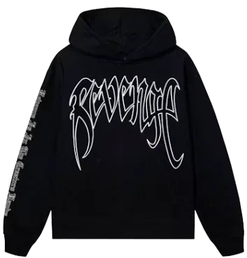 Revenge XXXTentacion Kill Outline Hoodie Black/White