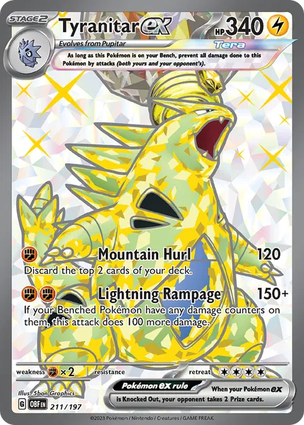 Tyranitar ex 211/197 [Holo Ultra]