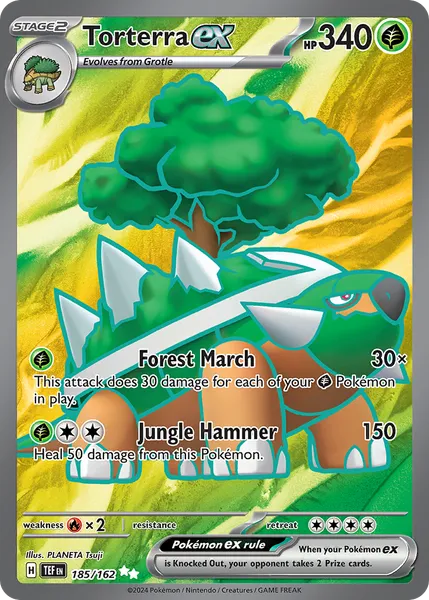 Torterra ex 185/162 [Holo Ultra]