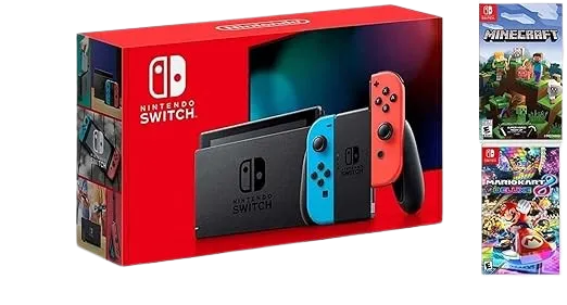 Nintendo Switch Deluxe Minecraft Bundle