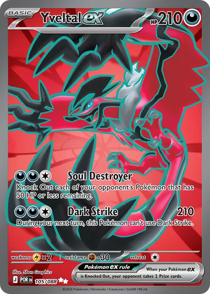 Yveltal ex 105/088 [Holo Ultra]