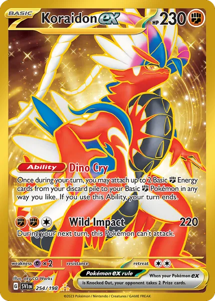Koraidon ex 254/198 [Holo Hyper]