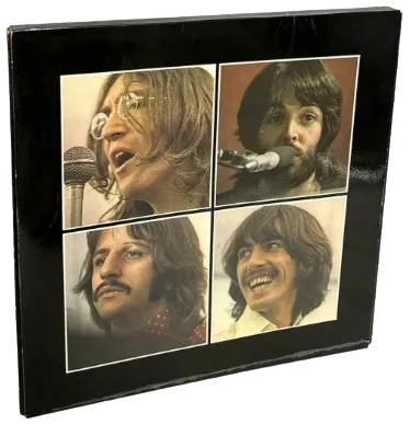 The Beatles Let It Be - Box Set + Poster - Red Apple Variant UK Vinyl box set