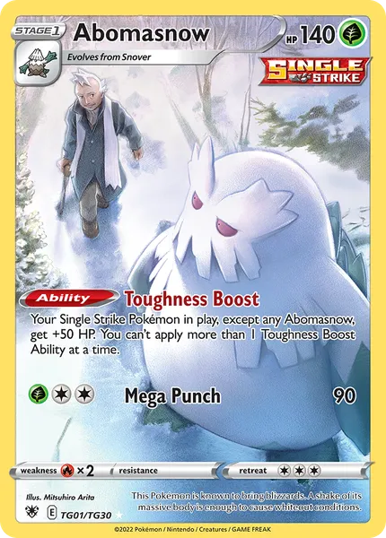 Abomasnow TG01/TG30 [Holo Trainer Gallery]