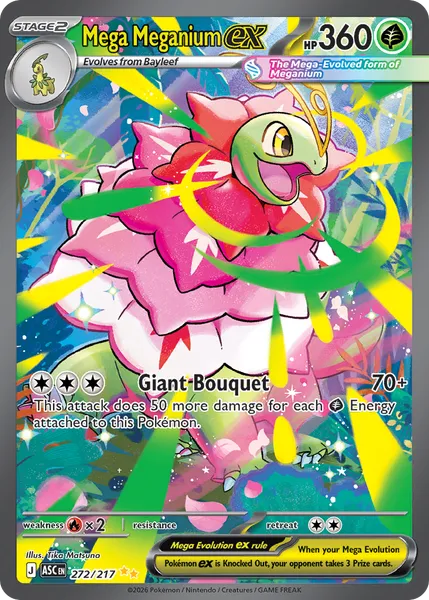 Mega Meganium ex 272/217 [Holo SIR]