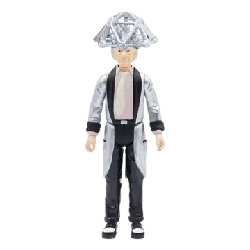 Official Back To The Future 50s Doc Brown Super7 ReAction Figure