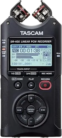 Tascam DR-40X Four Track Handheld Recorder and USB Interface