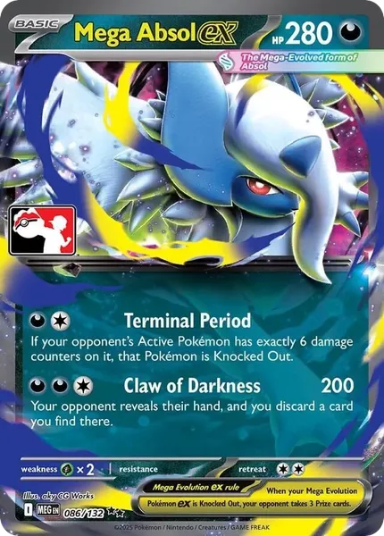 Mega Absol Ex [Prize Pack] 86