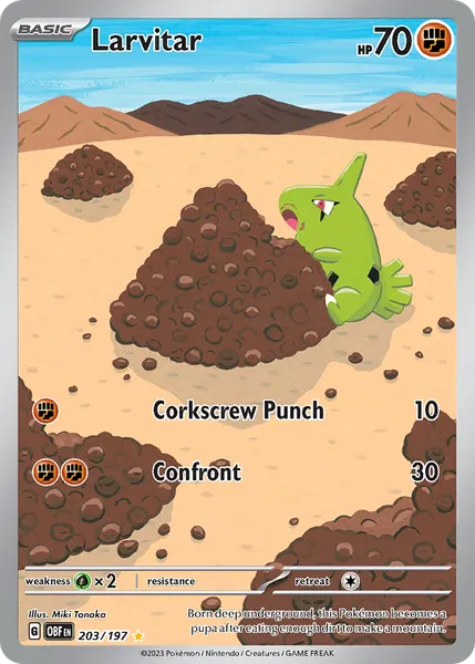 Larvitar 203/197 [Holo IR]